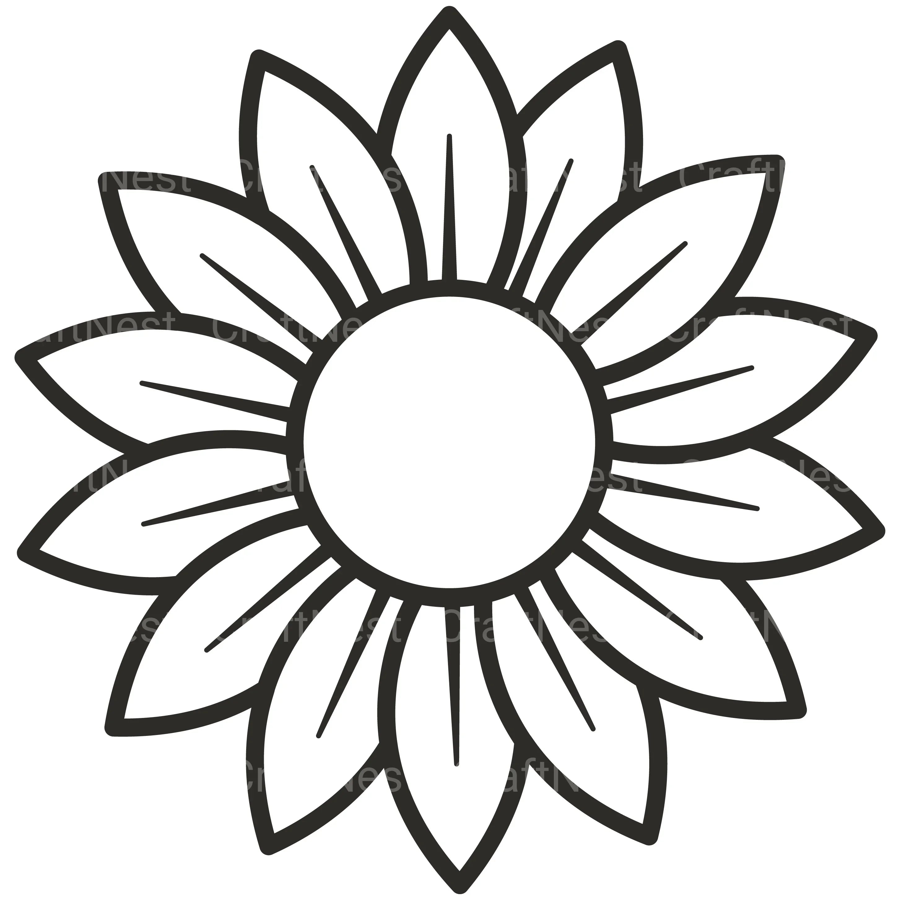 Daisy Flower Candy Holder SVG Bundle - CraftNest - Digital Crafting and Art