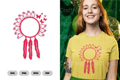 Sunflower Dreamcatcher Clipart Bundle - CraftNest - Digital Crafting and Art
