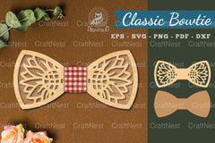 Sunflower Laser Cut Bowtie SVG Bundle - CraftNest - Digital Crafting and Art
