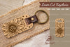 Sunflower Laser Cut Keychain Design Bundle