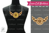 Sunflower Laser Cut Necklace Design SVG Bundle