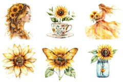 Sunflower Mother's Day Clipart Bundle 88 - CraftNest - Digital Crafting and Art