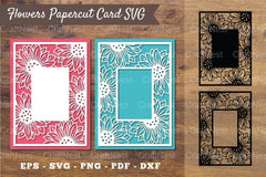 Sunflower Papercut Card SVG Design Bundle - CraftNest - Digital Crafting and Art