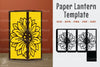 Sunflower Papercut Lantern Template SVG Bundle