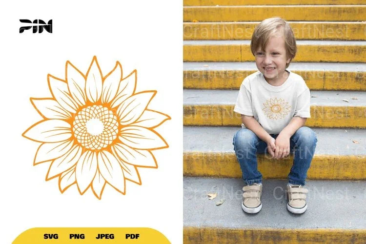 Sunflower Flower SVG Bundle - CraftNest - Digital Crafting and Art