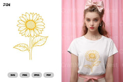 Sunflower Flower SVG Bundle - CraftNest - Digital Crafting and Art