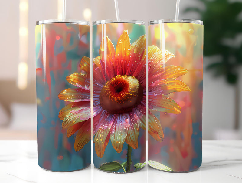Sunflowers Flowers Tumbler Wrap - CraftNest - Digital Crafting and Art