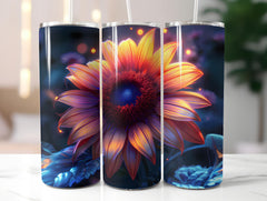 Sunflowers Flowers Tumbler Wrap - CraftNest - Digital Crafting and Art