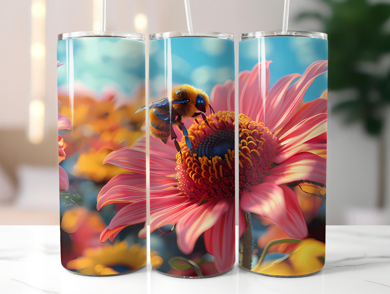 Sunflowers Flowers Tumbler Wrap - CraftNest - Digital Crafting and Art