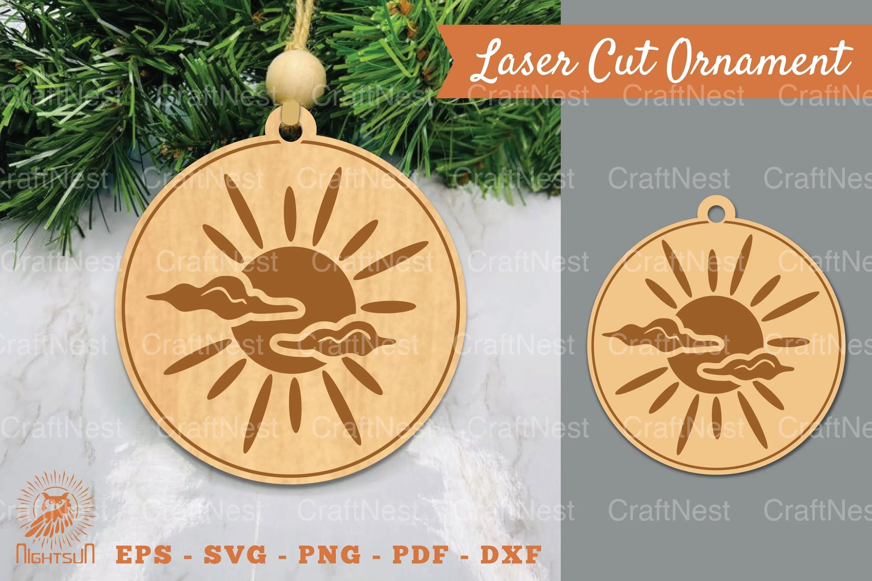 Sunlight Laser Cut Ornament Clipart Bundle - CraftNest - Digital Crafting and Art