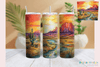 Sunset Desert Landscape Tumbler Wrap Bundle