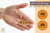 Sunset Laser Cut Earrings SVG Bundle