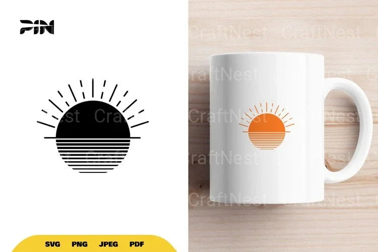 Sunset SVG Bundle - CraftNest - Digital Crafting and Art