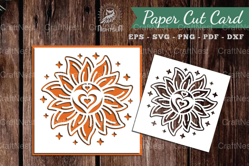 Sunshine Papercut Card SVG Bundle - CraftNest - Digital Crafting and Art