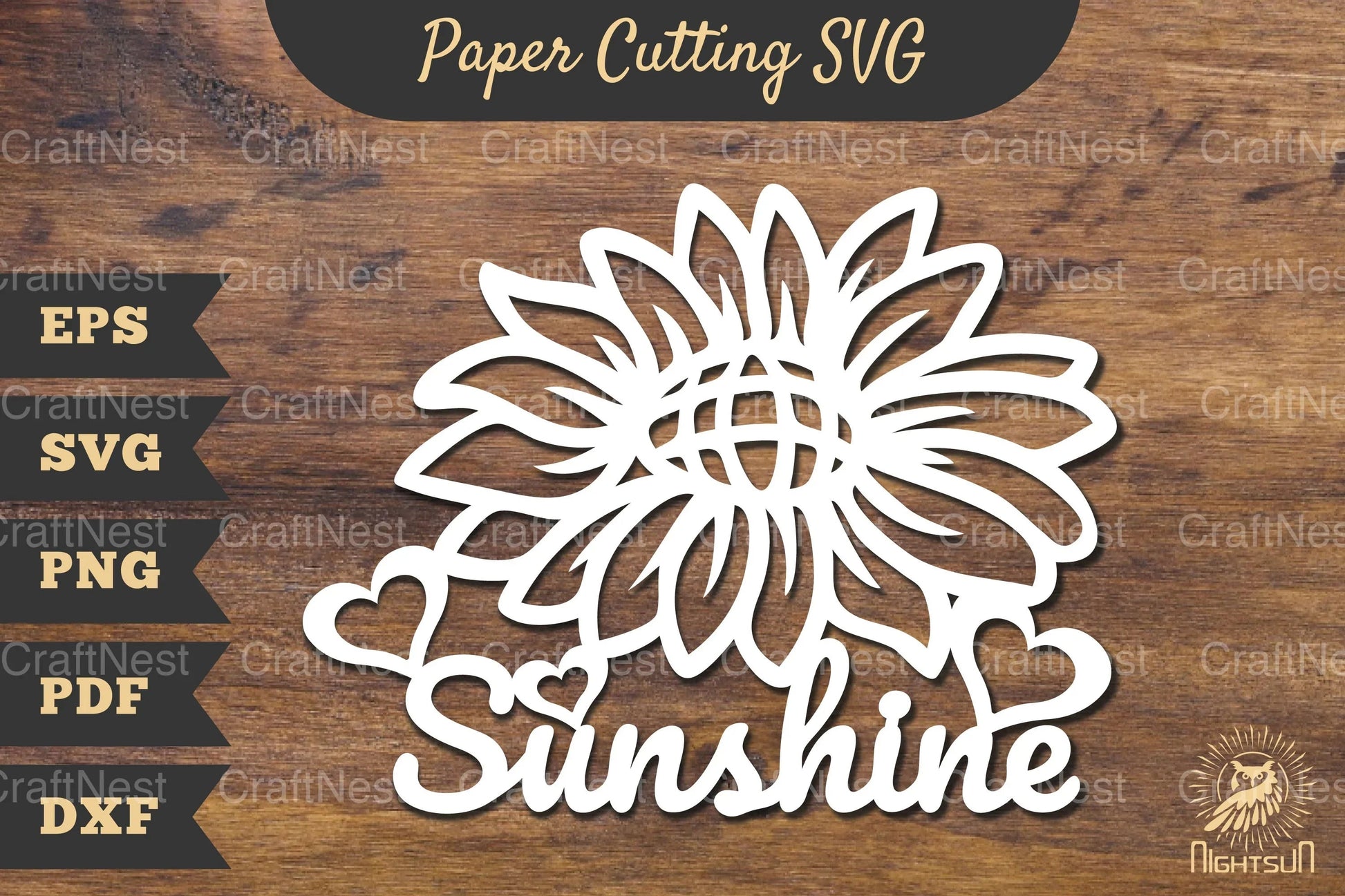 Sunshine Papercut SVG Bundle - CraftNest - Digital Crafting and Art