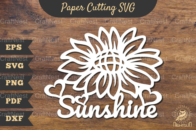 Sunshine Papercut SVG Bundle - CraftNest - Digital Crafting and Art