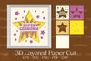 Super Grandma 3D Layered Papercut Clipart Bundle