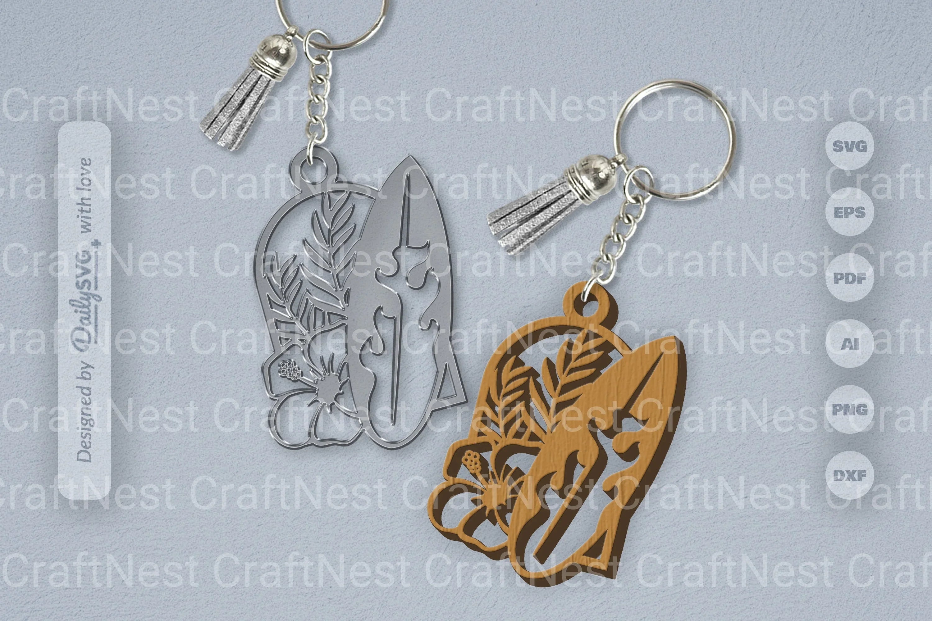 Surfing Board Summer SVG Bundle