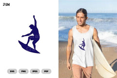 Surfing Icon Logo Clipart Bundle - CraftNest - Digital Crafting and Art