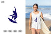 Surfing Icon Logo Clipart Bundle