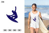 Surfing Icon Logo Clipart Bundle
