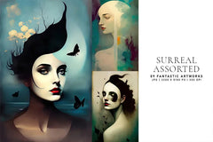 Surreal Assorted - Wall Art - CraftNest - Digital Crafting and Art