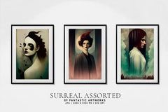 Surreal Assorted - Wall Art - CraftNest - Digital Crafting and Art