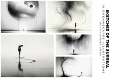 Surreal Sketches - Wall Art - CraftNest - Digital Crafting and Art