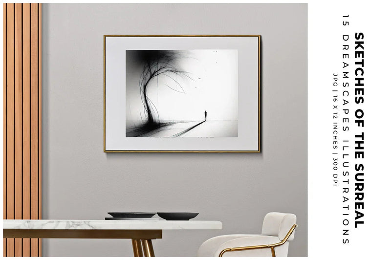 Surreal Sketches - Wall Art - CraftNest - Digital Crafting and Art