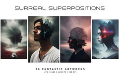 Surreal Superpositions - Wall Art - CraftNest - Digital Crafting and Art