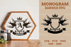 Swallow Monogram Banner SVG Bundle