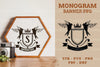 Swallow Monogram Banner Clipart Bundle