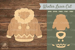Laser Cut Sweater Decoration SVG Bundle - CraftNest - Digital Crafting and Art