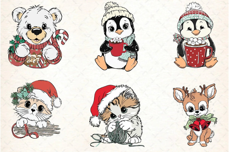 Sweet Christmas Clipart Bundle - CraftNest - Digital Crafting and Art