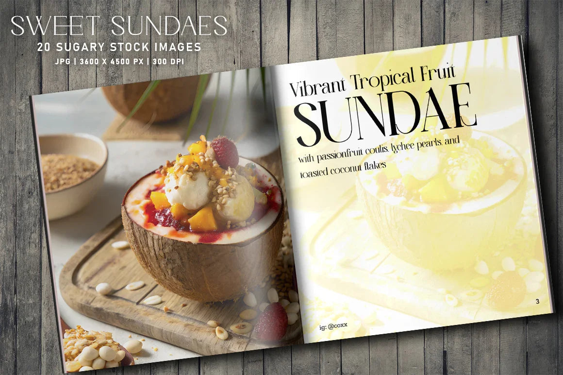 Sweet Sundaes - Stock Images - CraftNest - Digital Crafting and Art