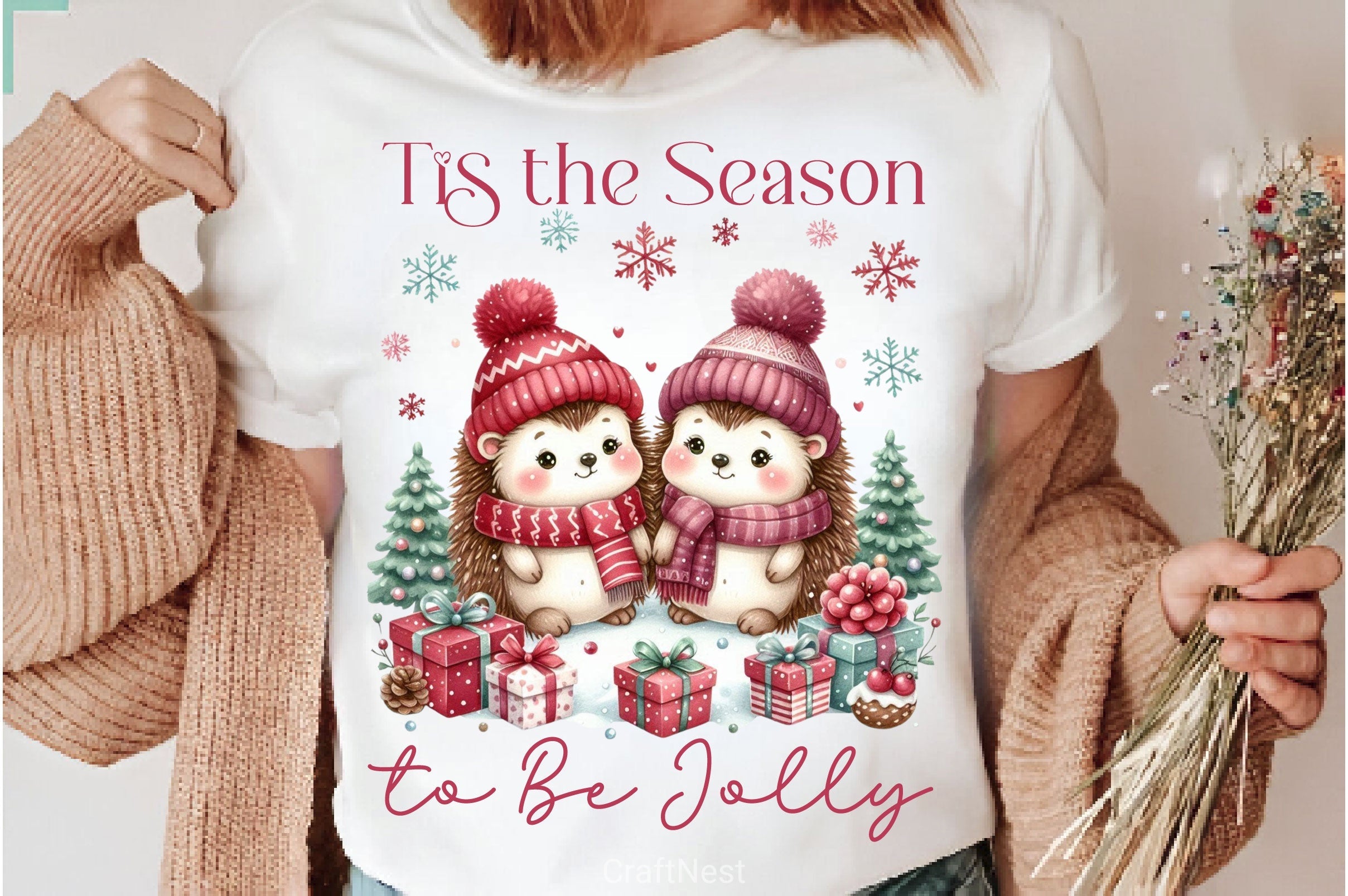 Tis The Season To Be Jolly Merry Clipart Bundle 2