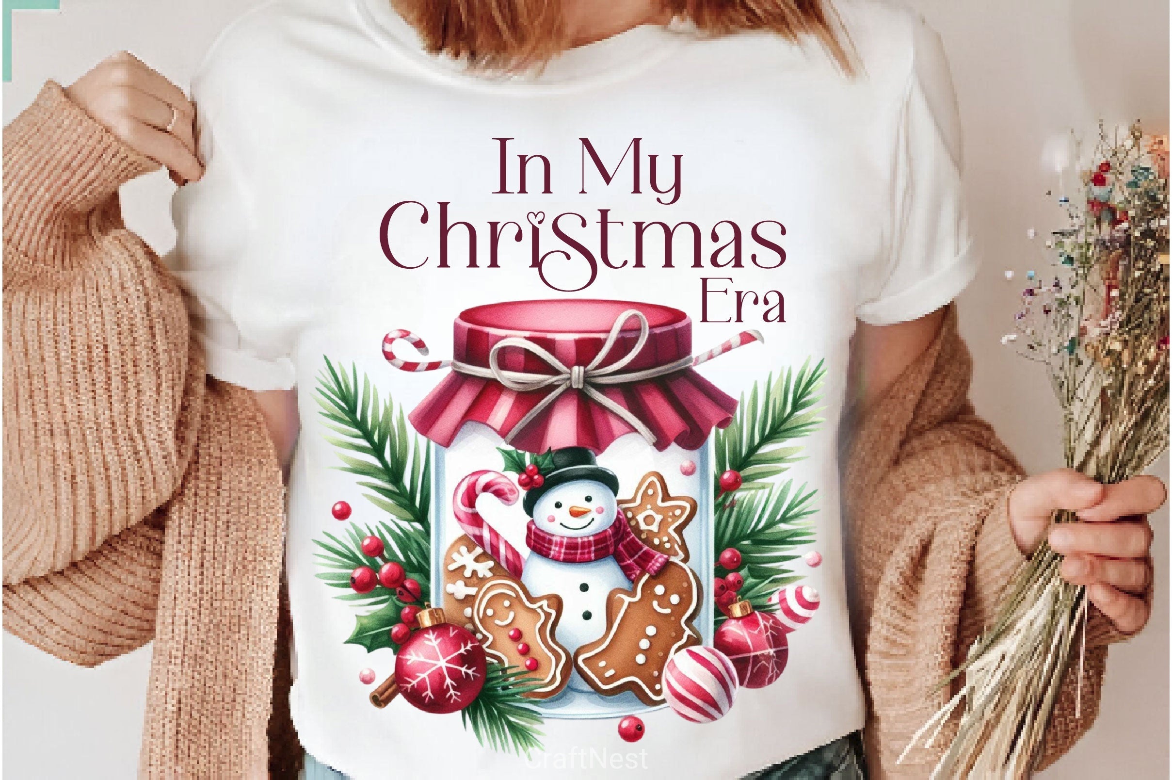 In My Christmas Era Merry Christmas Clipart Bundle 2