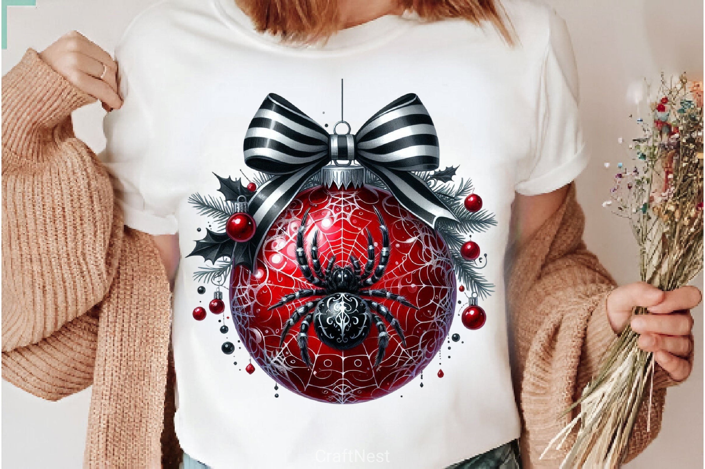 Gothic Baubles Halloween Clipart Bundle 1