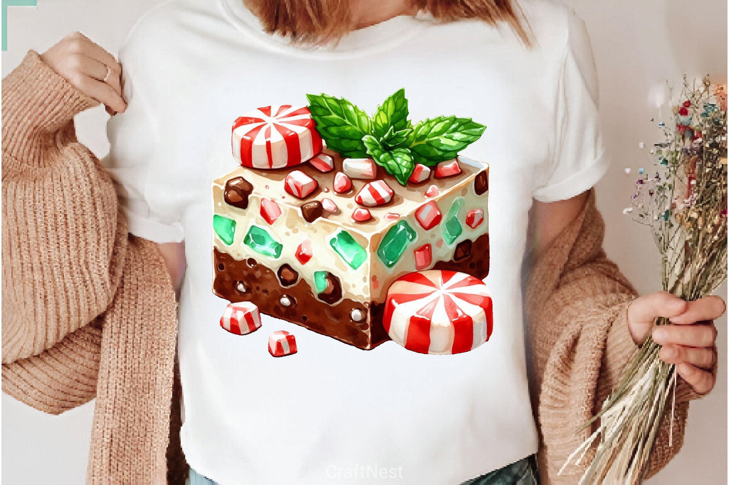 Christmas Popcorn Coffee Clipart Bundle 1