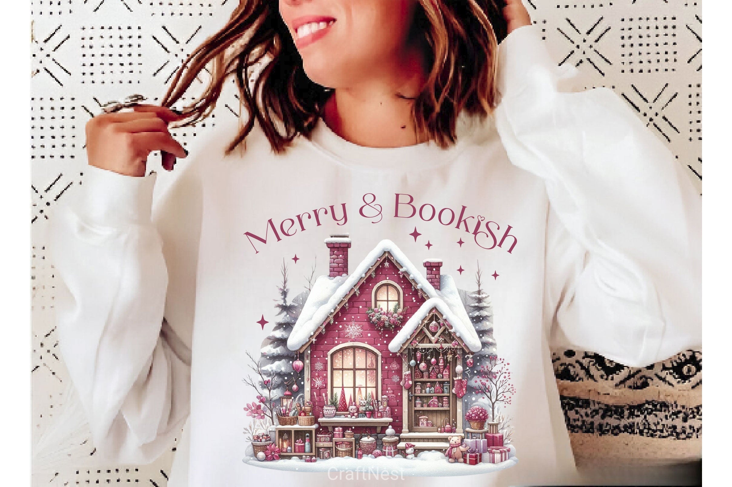 Merry & Bookish Merry Christmas Clipart Bundle