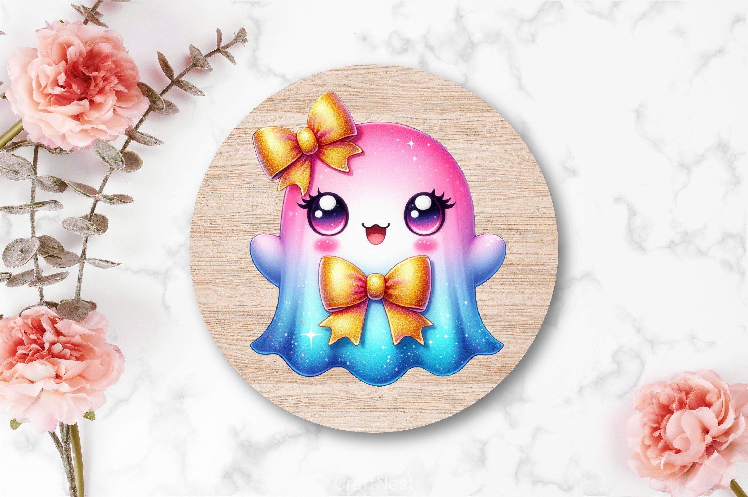Cute Ghost Clipart Bundle 3