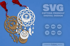 Taurus Dream Catcher Set SVG Bundle 6 - CraftNest - Digital Crafting and Art