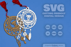 Taurus Dream Catcher Set SVG Bundle - CraftNest - Digital Crafting and Art
