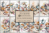 Tea Room Junk Journal Papers