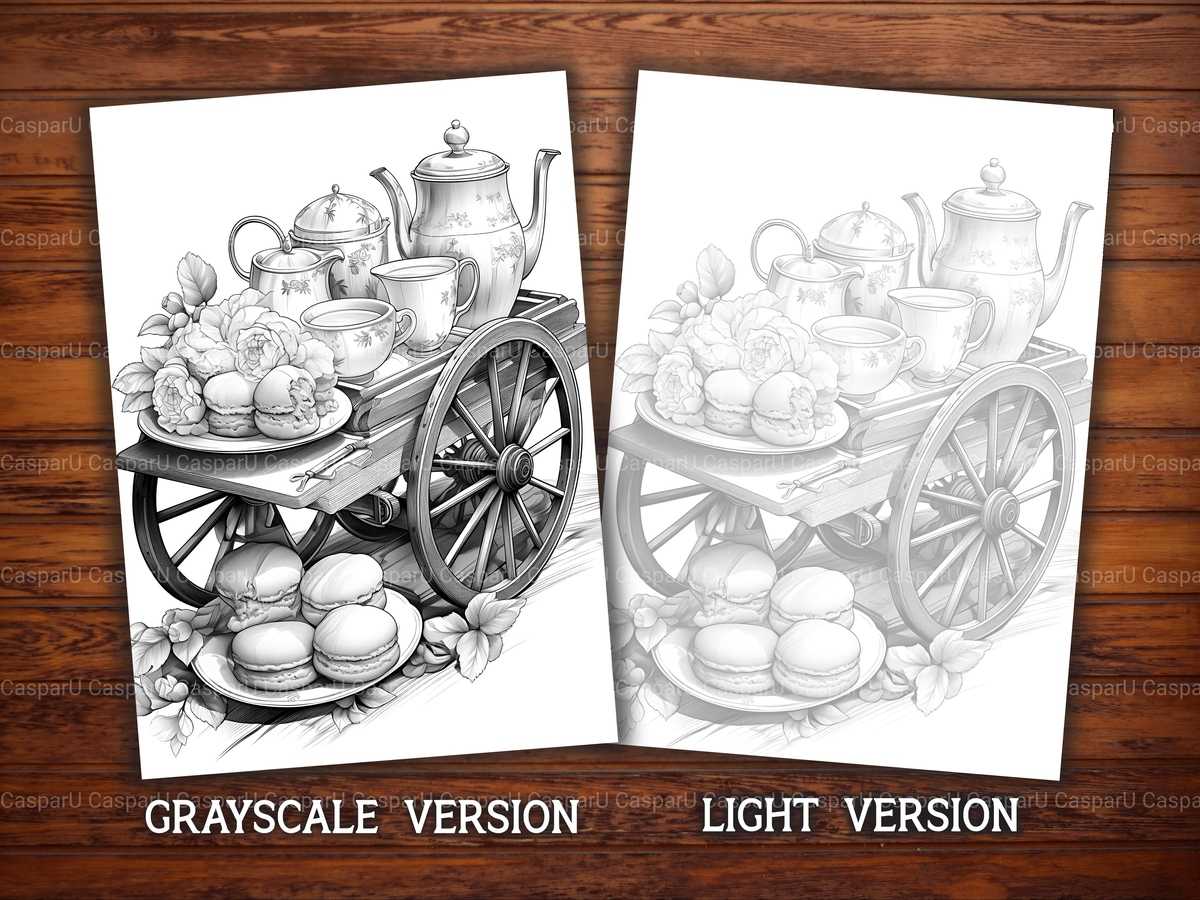 Tea Party Coloring Books - CraftNest