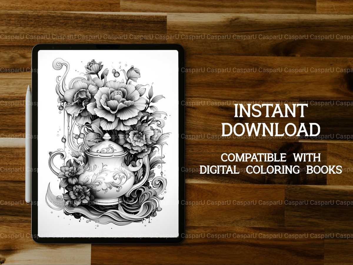 Tea Party Coloring Books - CraftNest