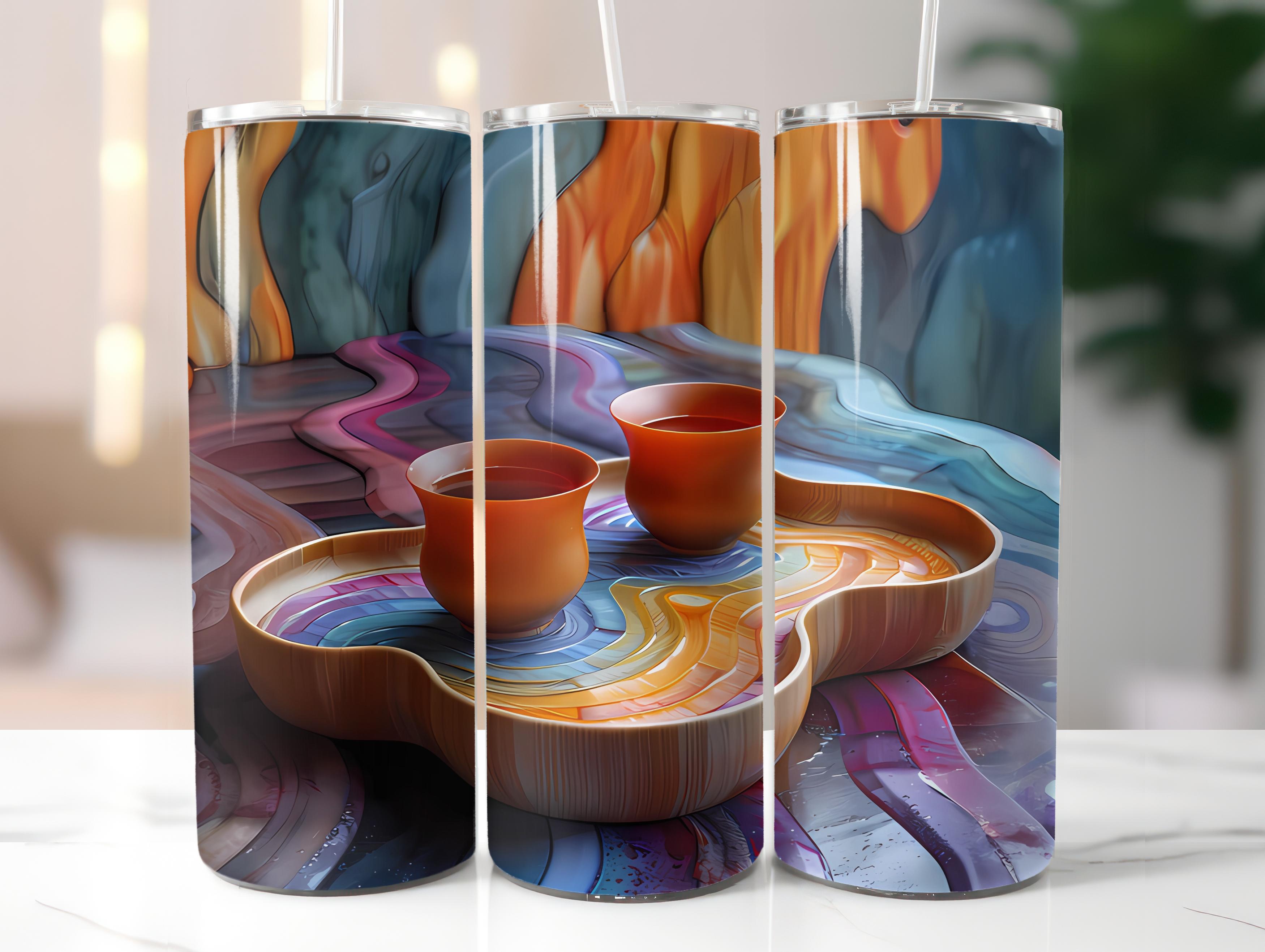 Tea Time 1 Tumbler Wrap - CraftNest - Digital Crafting and Art