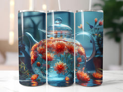 Tea Time 1 Tumbler Wrap - CraftNest - Digital Crafting and Art