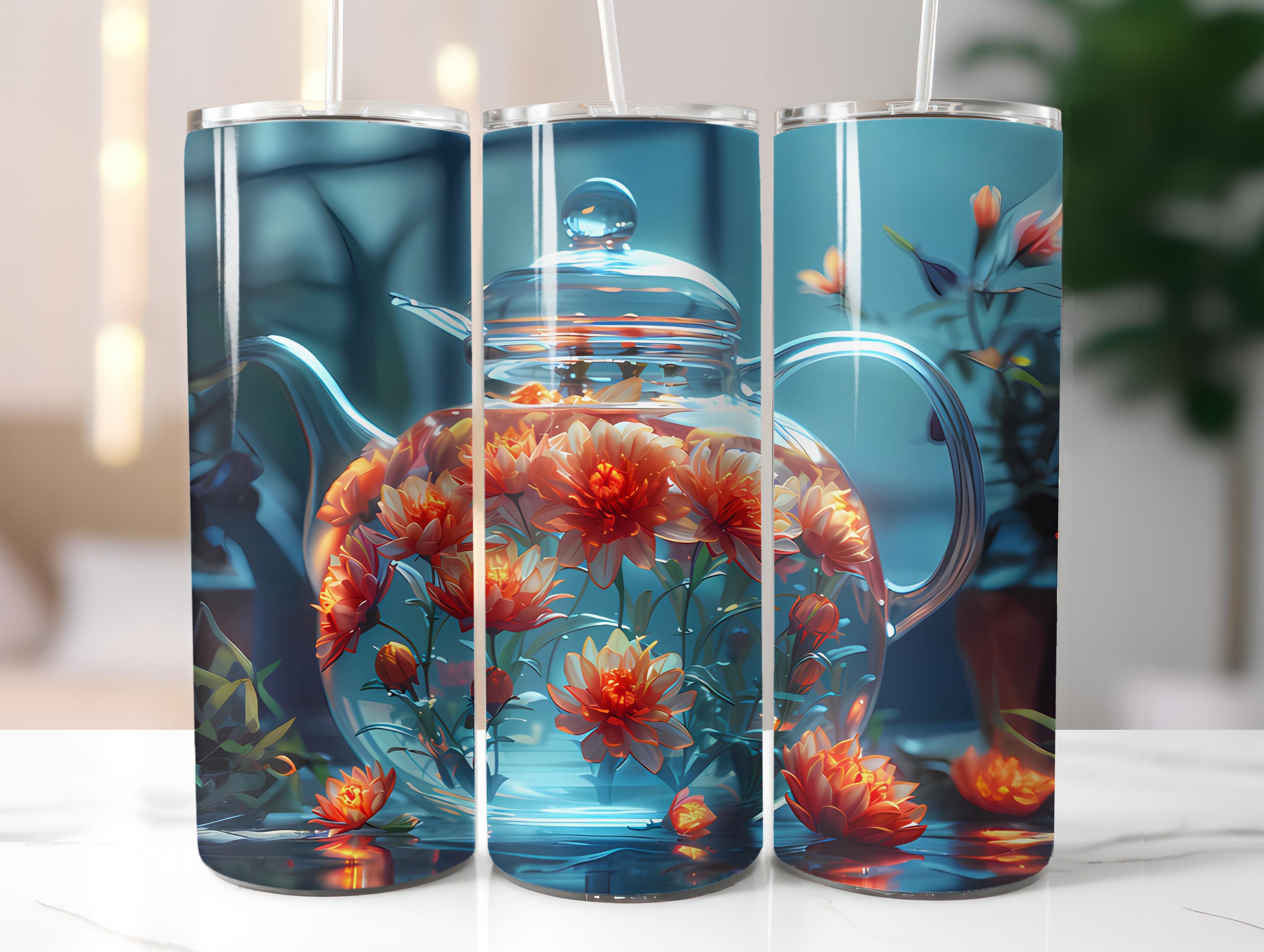 Tea Time 1 Tumbler Wrap - CraftNest - Digital Crafting and Art