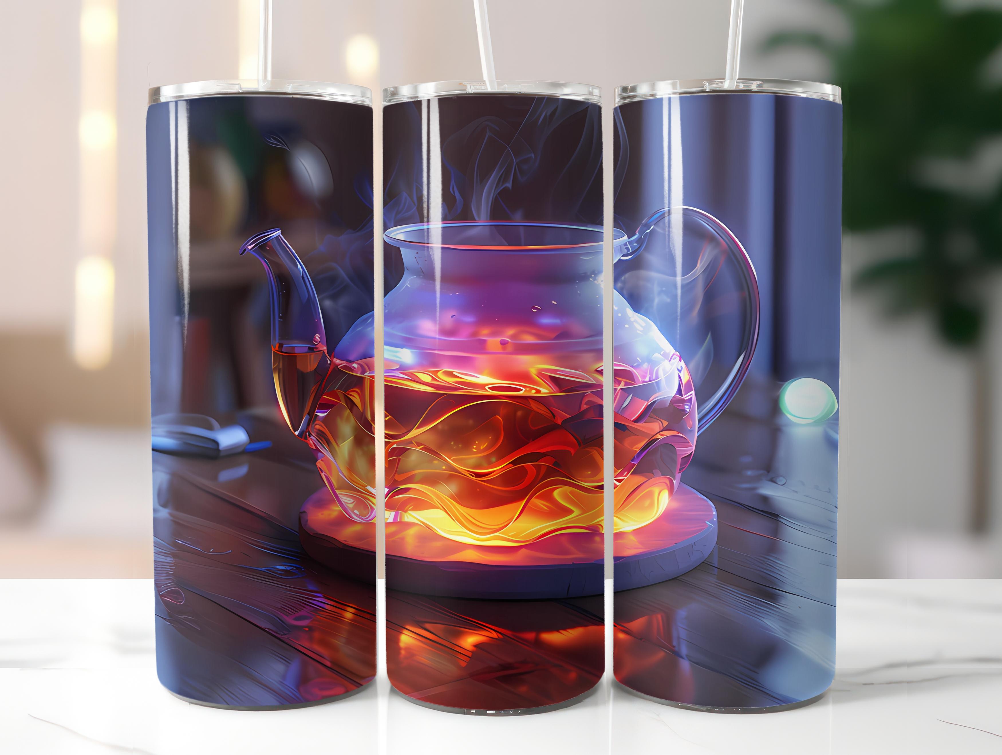 Tea Time 2 Tumbler Wrap - CraftNest - Digital Crafting and Art